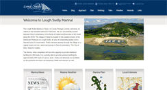 Desktop Screenshot of loughswillymarina.com